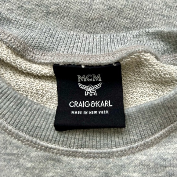 MCM Craig & Karl 'Beyond Snowdome' Sweatshirt Gray Ski Snowboard Goggles Size S - Picture 10 of 12